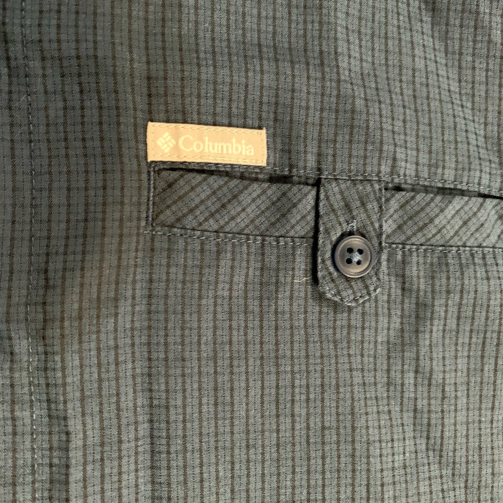 Columbia men’s button-down shirt, blue size M EUC - Picture 2 of 6